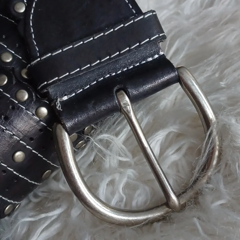 Black Leather Belt